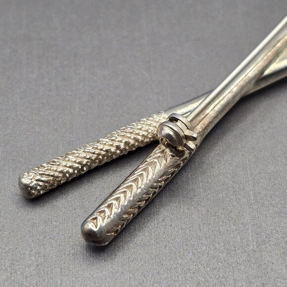 VTG Taxco Sterling Silver Golf Club & Ball Pin Brooch 3.25" TM-80 Mexico 20.65g - Picture 7 of 10